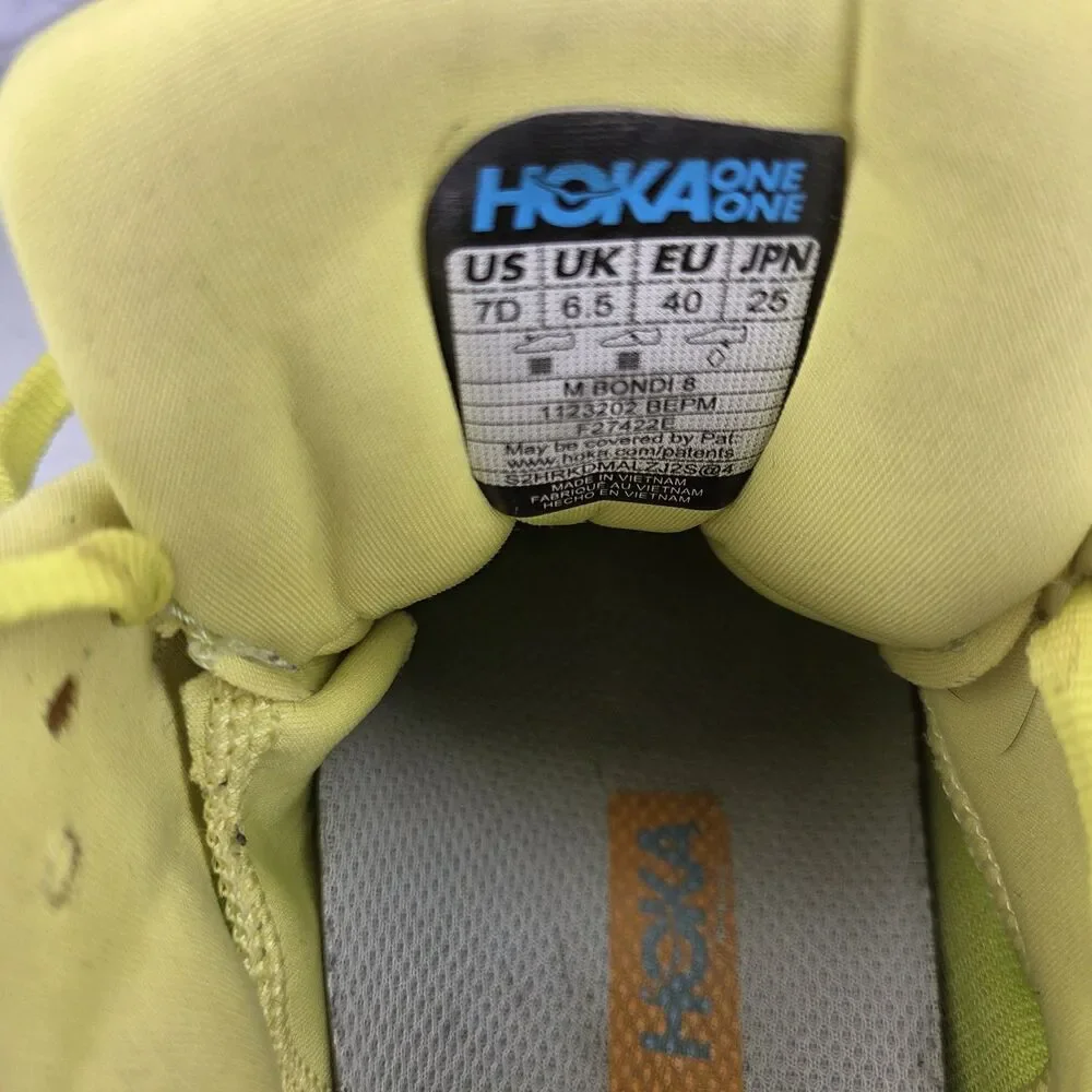 Hoka One One HOKA Bondi 8 Butterfly Evening Primrose 1123202- Size 7D